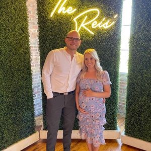 Abercrombie Smocked Puff Sleeve Midi Dress